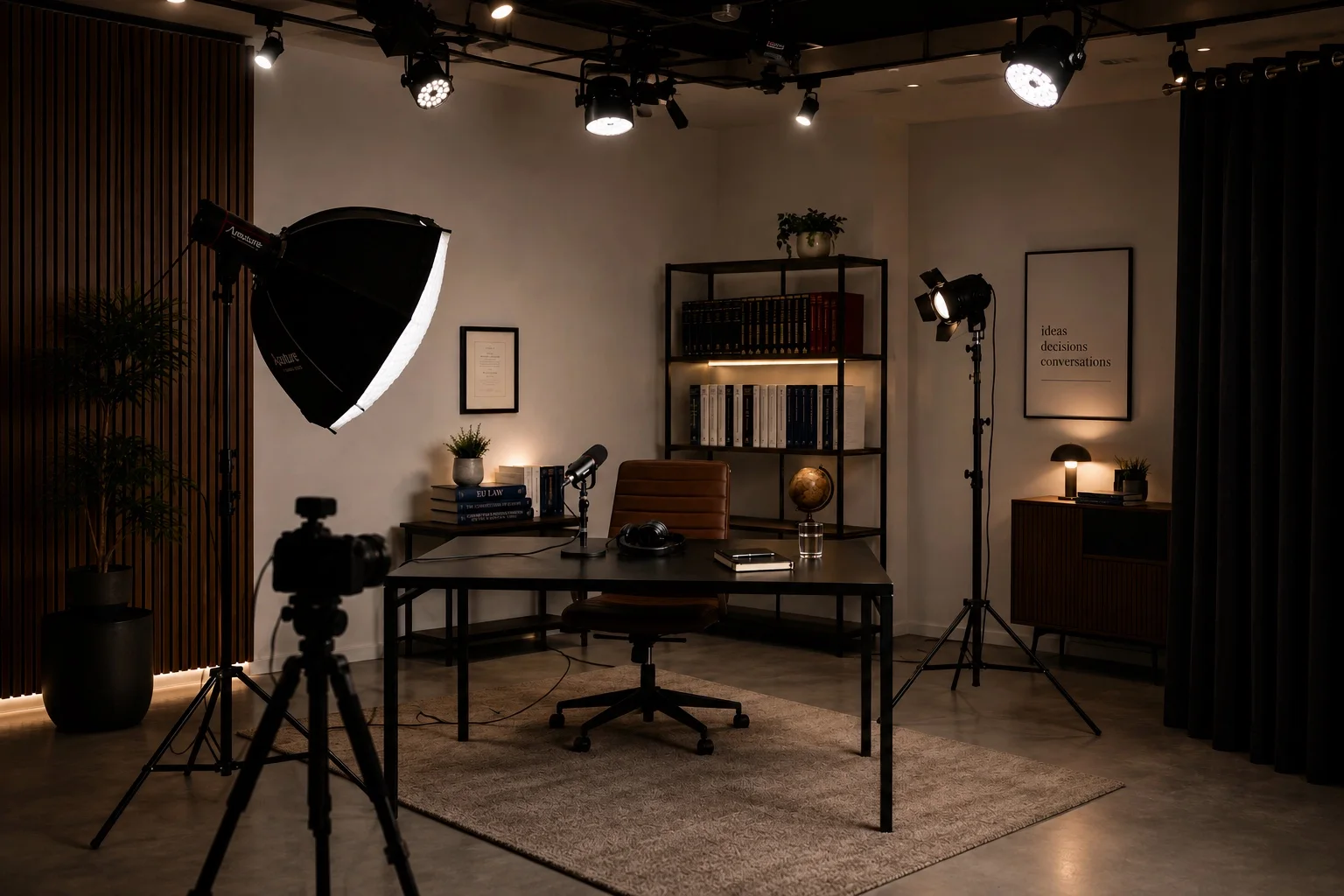Middle Floor Productions and Studios filming set